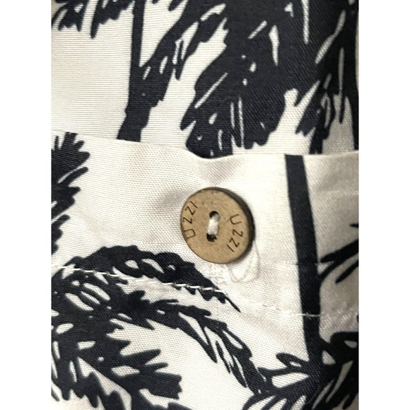 UZZI Amphibious Gear Men's Shirt Sz. XXL Hawaiian Palm Short Sleeve Light Weight - Picture 6 of 6